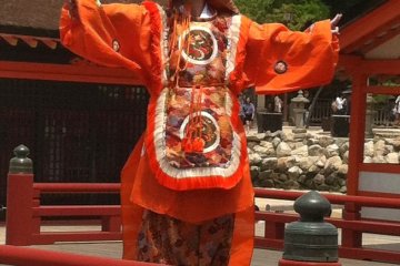 Bugaku at Itsukushima Shrine