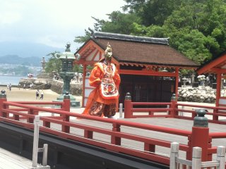 Bugaku is often performed at marriage ceremonies at Itsukushima&nbsp;Shrine