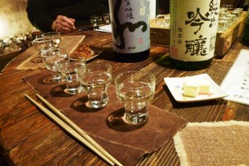 Sake Tasting at Shimada Shoten