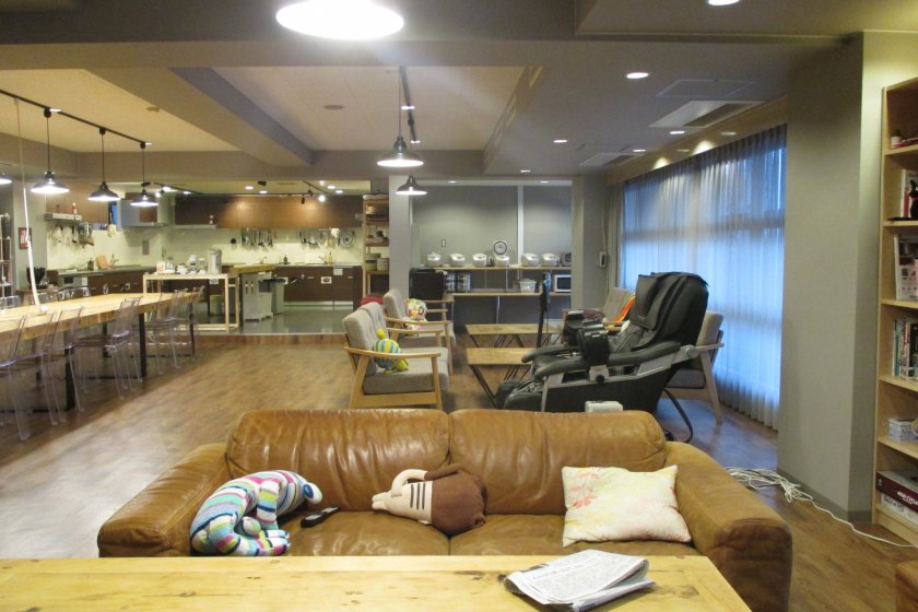 The lounge and kitchen area can be a great place to interact with other residents
