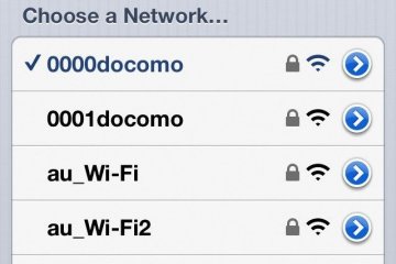 <p>成功使用电话连接docomo Wi-Fi。</p>