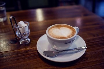 <p>A cappuccino served from the heart</p>