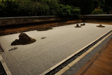 <p>&#39;Rock Garden&#39;, a symbol of Ryoan-ji Temple. This garden can be interpreted in many ways, depending on each viewer&#39;s thought or beliefs</p>
