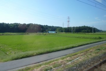 <p>By train, it won&#39;t be long before rice paddies, fields and forests replace Tokyo&#39;s urban landscapes</p>