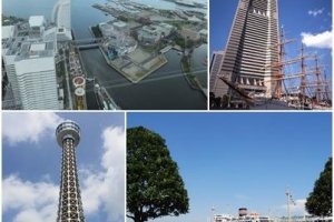 Sights from high places in Yokohama