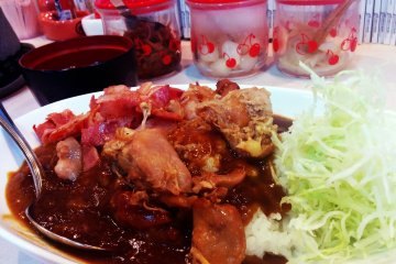 <p>Bacon and chicken curry is the best</p>