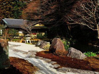 Tea House &#39;Fushiki-an&#39; is located in back of the main temple building of Nanzenji