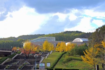 <p>Fukui Wellness Park seen from the parking lot...it&#39;s huge!</p>