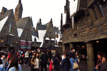 <p>Walking in the reconstruction of Hogsmeade is like a dream come true for me&nbsp;</p>
