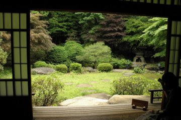 Views to the private Japanese garden