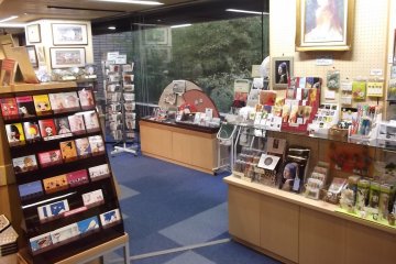 <p>Goodies for sale in the gift shop</p>