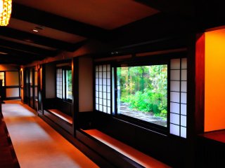 The hotel is decorated in Mingei (Japanese folk-art) style