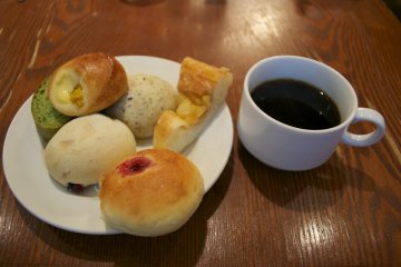 <p>More bread, this time I chose the sweet ones to accompany my coffee</p>