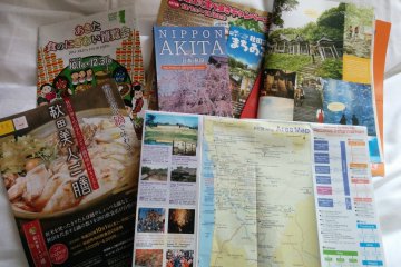 <p>The staff gave me tons of brochures and info about locations I would later visit</p>