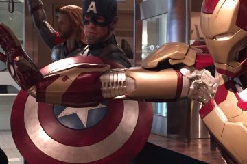 <p>At the EASE Cafe, the Avengers could be seen in life size.&nbsp;</p>