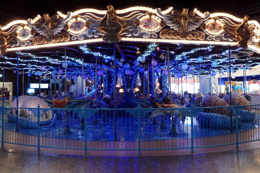 The carousel in 'Attraction Square'