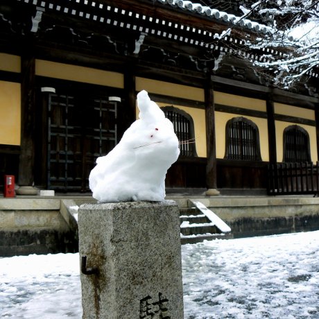 หิมะที่วัดนันเซ็นจิ