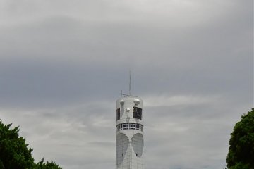 The tower itself is 58.5 meters high and has radar and an antenna on the top. 