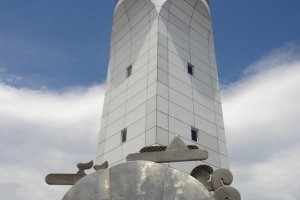 The tower has an observatory and anyone can go up during the daytime. The tower itself is 58.5 meters high and has radar and an antenna on the top. The observatory is at the 36.5-meter level. 