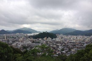 The view from Uwajima Youth Hostel