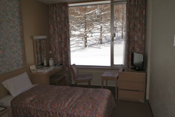 <p>My room and its view</p>