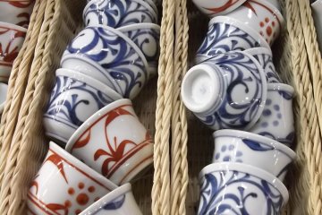 <p>Teacups (or possibly sake cups) for sale</p>
