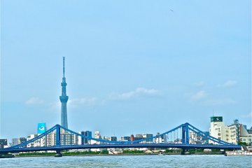 One of the many bridges connecting Tokyo.