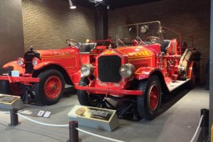 Vintage fire engines