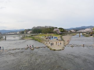 Another part of Kamogawa river