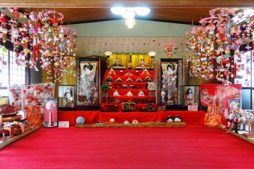 <p>These Hina dolls and sagemon were hidden away on the second floor of one of the city&#39;s famed eel restaurants</p>