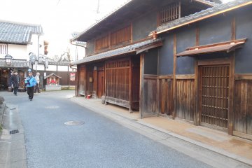 <p>The traditional houses of Naramachi district</p>