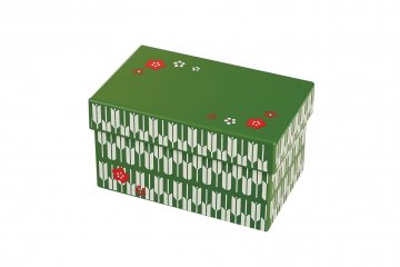 <p>「Lunch Box」　Plum blossoms：　◆150&times;93&times;85mm　(Capacity：Top layer330ml／Bottom layer 350ml)</p>