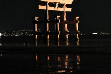 Mysterious Miyajima at Night