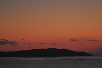 <p>The sunset at Ohara. &nbsp;</p>
