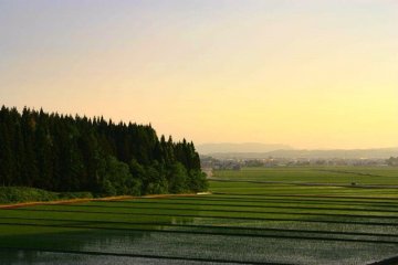 <p>A typical, yet still breathtakingly beautiful, late afternoon scene near the small town of Kaneyama.</p>