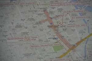 แผนที่ร้านของเล่นในย่านเทนจิน ที่ยูโตะซังทำให้พวกเรา
&nbsp;