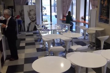<p>Marilyn will look on as you enjoy your breakfast</p>