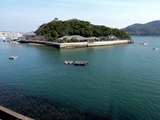 View of Mikimoto Pearl Island from nearby
