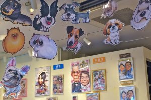 How about a caricature of your pet?