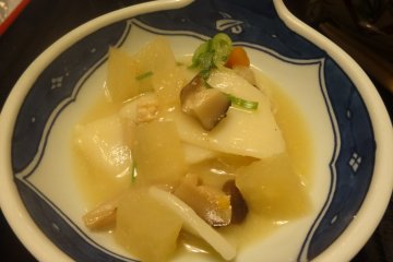 <p>Delicious local specialty of dangojiru</p>