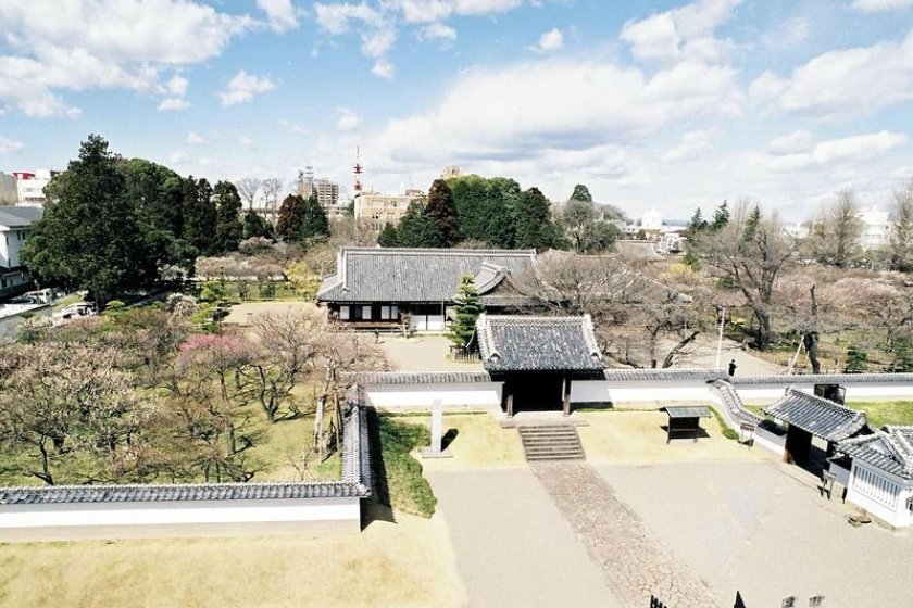 Kodakan, a escola do clã Mito para os domínios feudais no século XIX em Mito, um dos locais selecionados