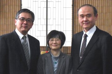 Rev. Akira Kawaharazaki and the team at Kobe Central Church