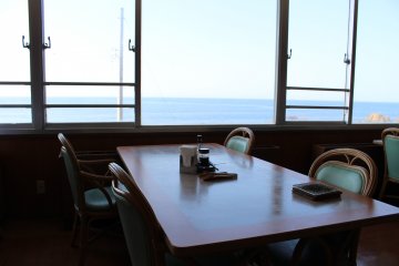 <p>Sea view from the restaurant</p>