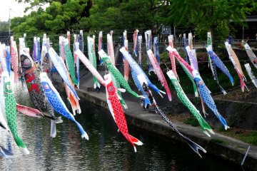 <p>About 300 streamers are on display</p>