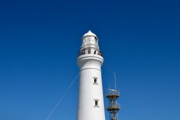 <p>Inubosaki Lighthouse, the symbol of Cape Inunosaki. Very windy at the top, the height is 52 meters above sea level. There are 99 steps to climb to reach its outside observation deck</p>