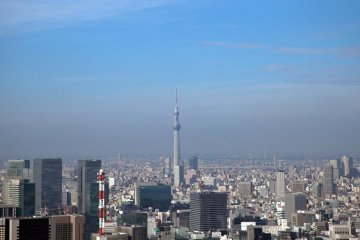 <p>The second observation deck also gives a great view of the Tokyo Sky Tree.</p>