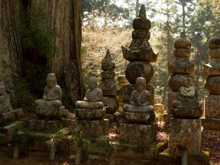 There are thousands of statues, nestled between huge cedar trees, and they are all pretty unique.