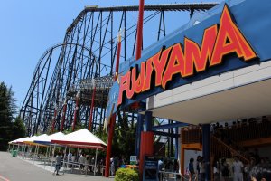 Fujiyama, the highest roller coast in the park