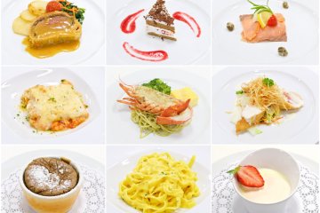 <p>Some of the culinary delights of the Gala evening</p>