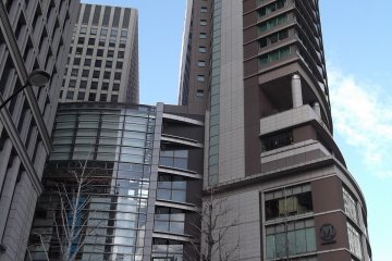 <p>Just cross the road from Tokyo Station, and here it is</p>